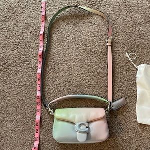 SOLD Coach Ombré Pillow Tabby 18 Bag (only used once) Pale Pistachio Multi